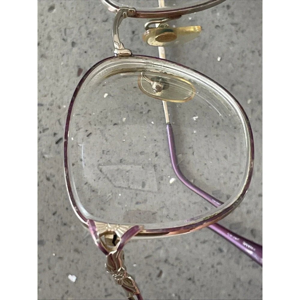 Laura Ashley Kathryn Amethyst Eyeglasses Frames ONLY Purple Full Rim 53-17-135